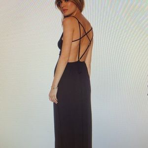 Rory Beca Super sexy black maxi dress